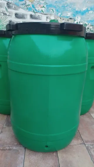 Bidón Plástico 220L Verde