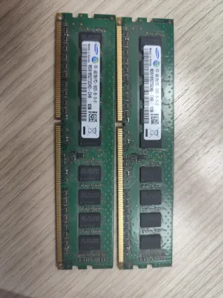 2x 4GB DDR3 ECC UDIMM 1333MHz Samsung RAM