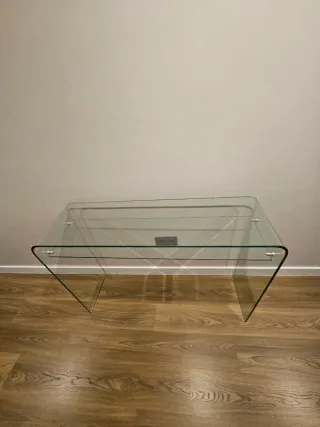 Consola recibidor cristal templado