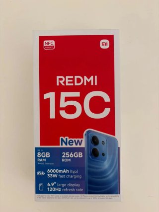 Redmi 15C 256GB Nuevo Desprecintado - Negro