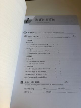 El nuevo libro De chino práctico 1 3º Edición