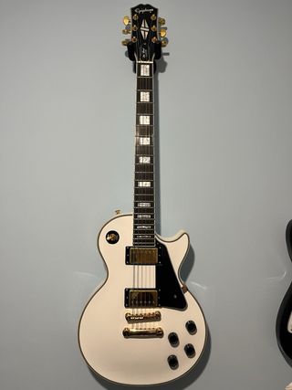 Epiphone Les Paul Custom Blanca