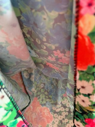 Abito estivo floreale Made in Italy S/M