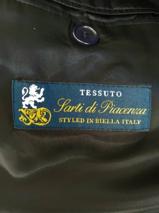 Traje de hombre Milano talla 50 negro