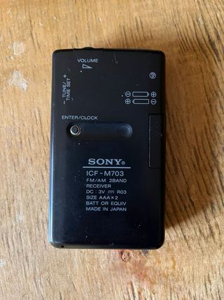 Radio Sony ICF-M703 FM/AM PLL