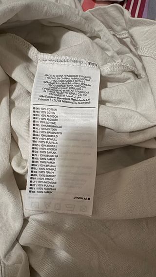 T-shirt Nike uomo bianca