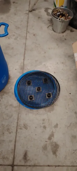 Bidón azul para agua, encurtidos etc.