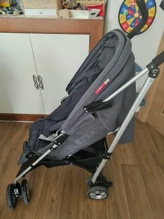 Silla de paseo gris poco uso