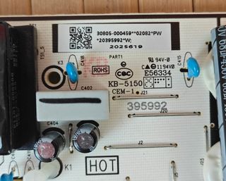 Repuestos Originales TCL 65V6C 65" TV Piezas Recam