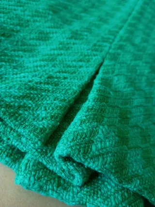 Falda Bershka verde talla S