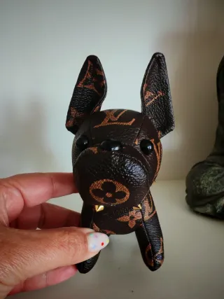 Perro Bulldog Marrón Llavero