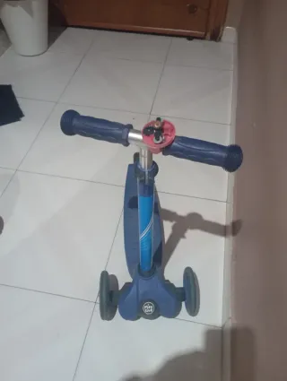 Patinete infantil 3 ruedas azul