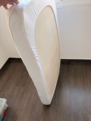 Colchón para cuna blanco (regalo funda)