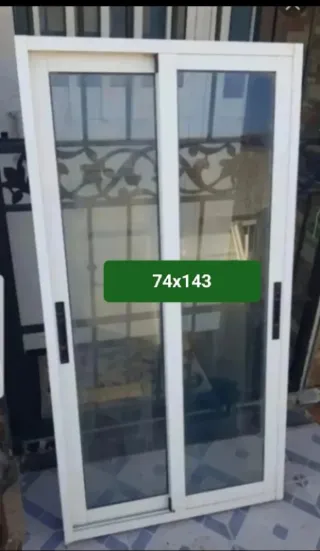 Ventana corredera aluminio 74x143