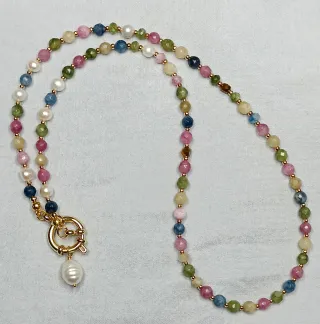 Collana pietre dure e perle