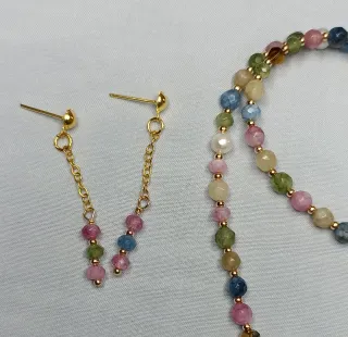 Collana pietre dure e perle