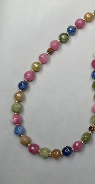 Collana pietre dure e perle