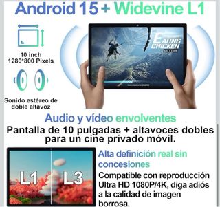 Tablet 22GB RAM 128GB NUEVA