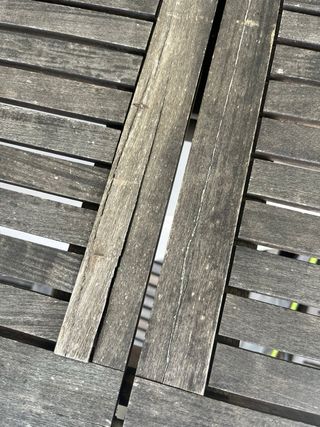 Conjunto mesa y 6 sillas jardín plegables