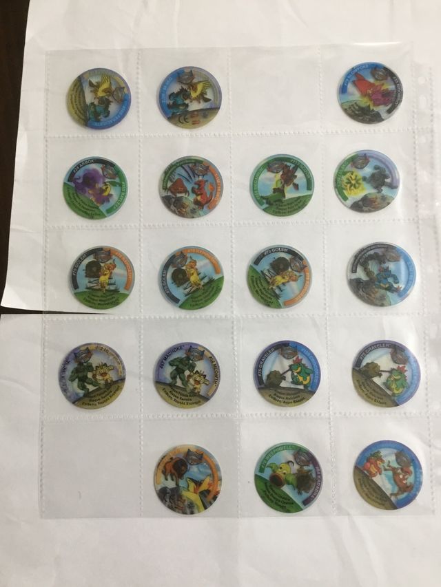 Tazos Pokémon league 2 sin pegatina