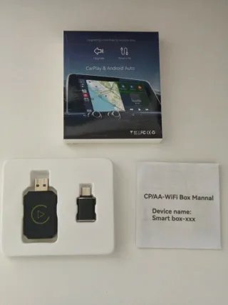 Adaptador CarPlay y Android Auto Inalámbrico