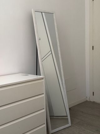 Espejo de pie madera y cristal