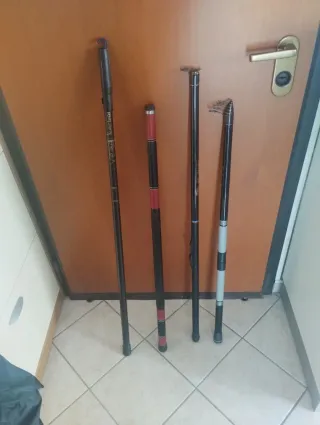 Lotto canne da pesca