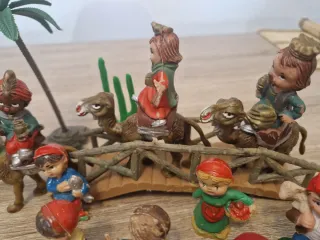 Antiguo nacimiento Belen pesebre Oliver Pech pvc c