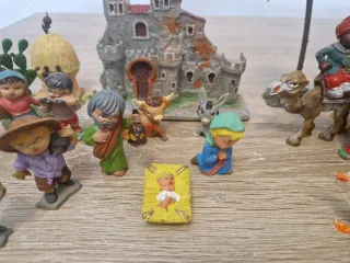 Antiguo nacimiento Belen pesebre Oliver Pech pvc c