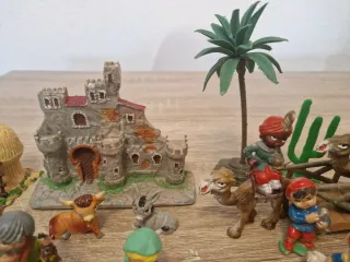 Antiguo nacimiento Belen pesebre Oliver Pech pvc c