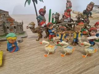 Antiguo nacimiento Belen pesebre Oliver Pech pvc c