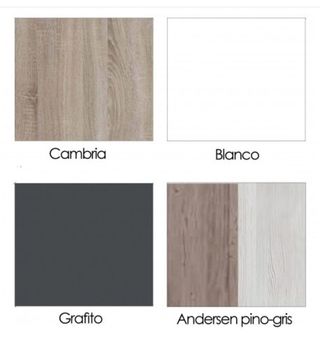 ✅CABECERO LARA Y 2 MESITAS MUEBLE KIT Nuevo