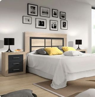 ✅CABECERO LARA Y 2 MESITAS MUEBLE KIT Nuevo