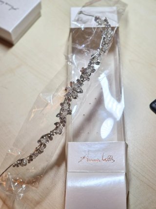 Set Orecchini e Diadema Sposa Anna Bella