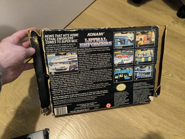 Lethal Enforcers SNES Caja Grande