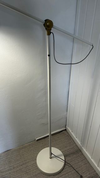 Lámpara de pie/lectura blanca