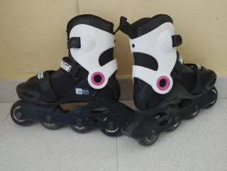 Pack Patinaje Niñ@: Patines Casco Proteccion Bolsa