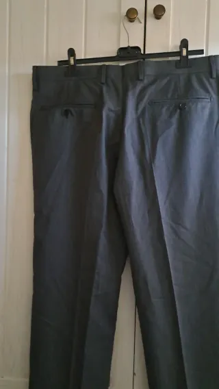 Traje de chaqueta gris caballero