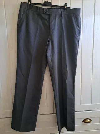 Traje de chaqueta gris caballero