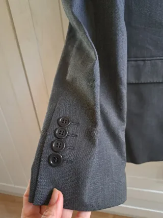 Traje de chaqueta gris caballero