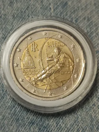 Moneda Conmemorativa Italia 2006 Torino