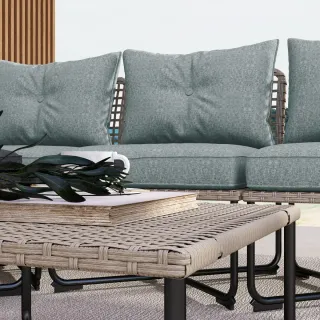 Conjunto Jardín Ratán Sintético Sofá