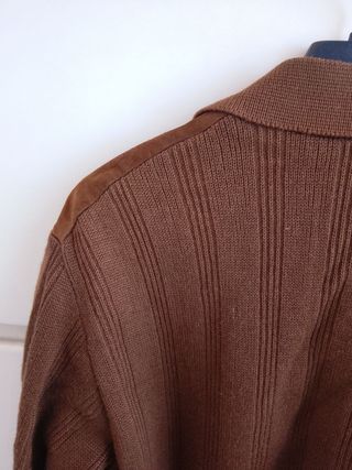 Giacca scamosciata pelle vintage '80 antilope L