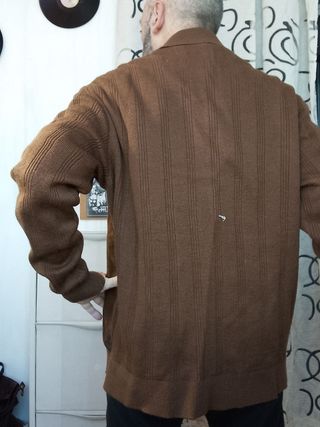 Giacca scamosciata pelle vintage '80 antilope L