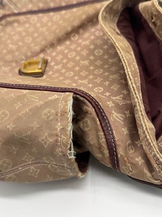 Louis Vuitton Bolso Marrón y Dorado