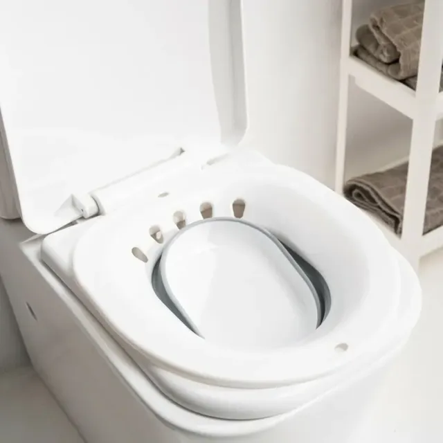 Bidé WC Plegable InnovaGoods Gris/Blanco