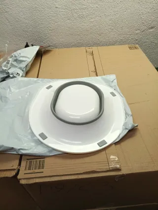 Bidé WC Plegable InnovaGoods Gris/Blanco