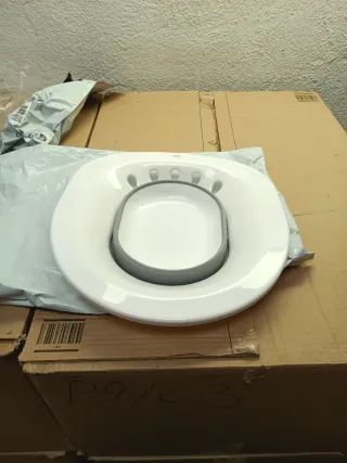 Bidé WC Plegable InnovaGoods Gris/Blanco