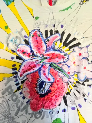 Camiseta Desigual Artística Multicolor