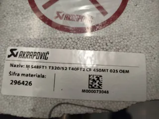 Escape Akrapovic CFmoto 450